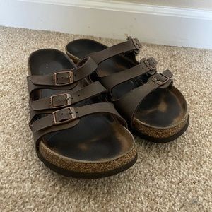 Women’s well loved Birkenstock sandals